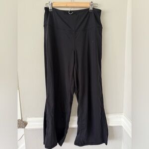 Sunzel Pants Womens Large Black Flared Relaxed Stretch‎ Yoga Gym Athleisure